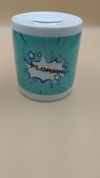 Personalisierte Spardose